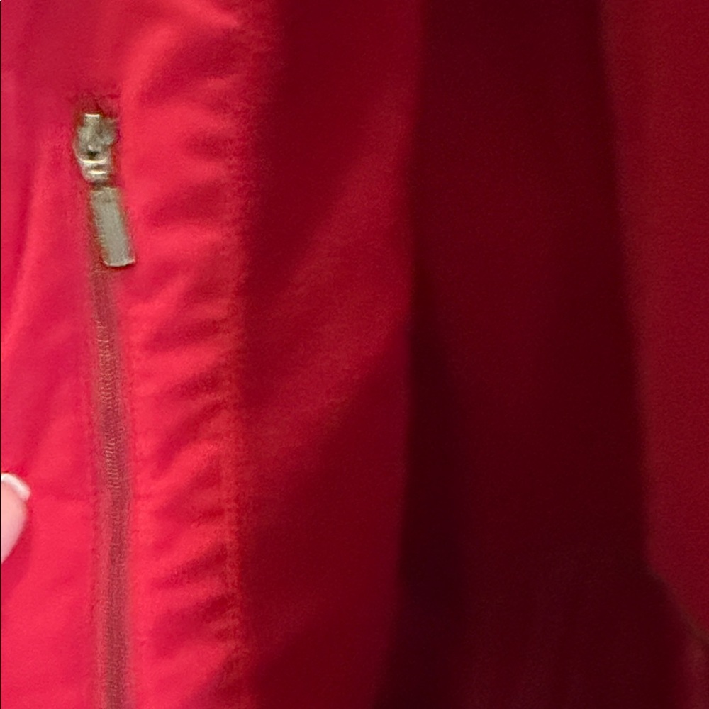 Pacific Trail Vibrant Red Quilted Zip Jacket size 2X removable hood - Picture 9 of 9